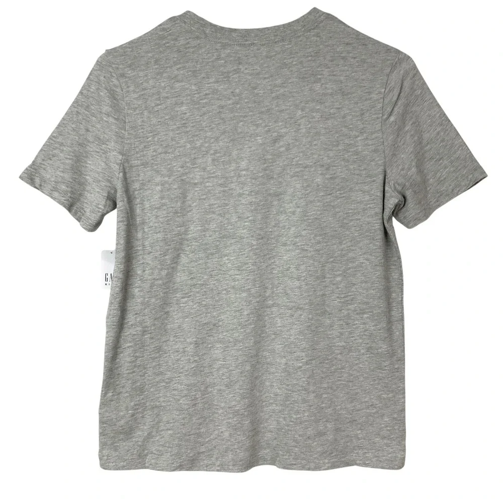 GAP Kids Disney Gray Mickey & Friends T-Shirt L Pullover Crew Neck Short Sleeve